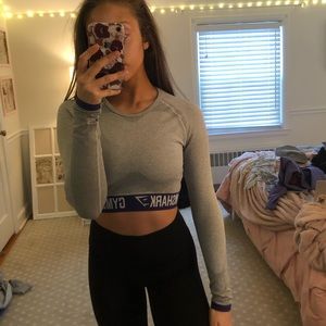 Gymshark cropped flex long sleeve